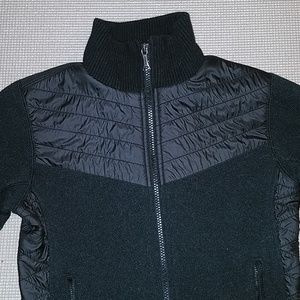 Black marmot zip up jacket